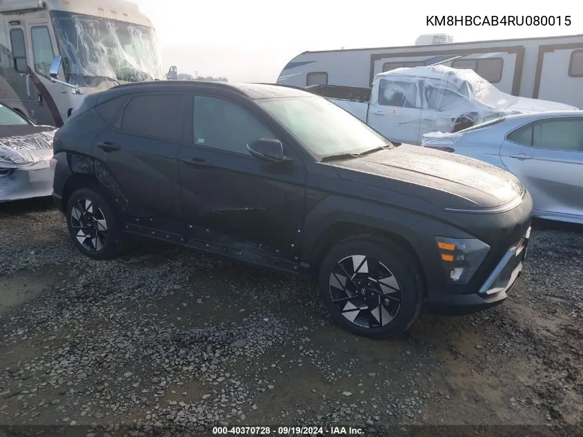 2024 Hyundai Kona Sel VIN: KM8HBCAB4RU080015 Lot: 40370728