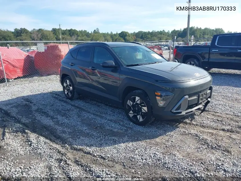 KM8HB3AB8RU170333 2024 Hyundai Kona Sel