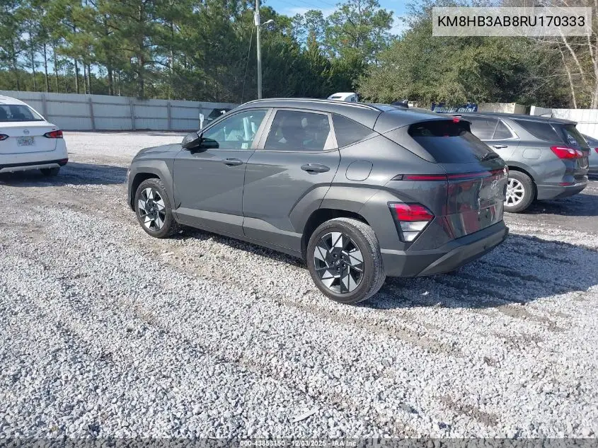 KM8HB3AB8RU170333 2024 Hyundai Kona Sel