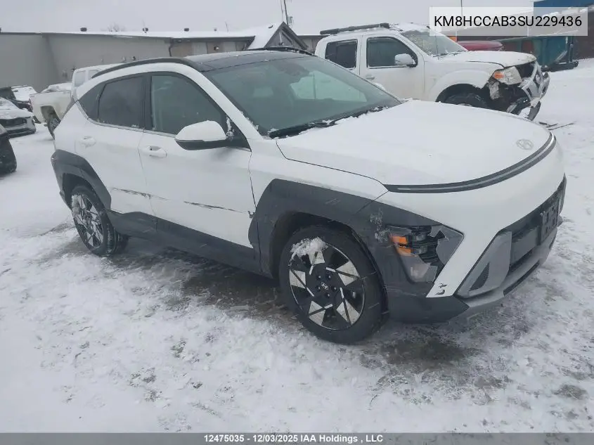 KM8HCCAB3SU229436 2025 Hyundai Kona Sel
