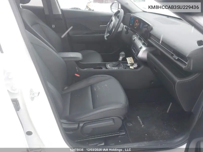 KM8HCCAB3SU229436 2025 Hyundai Kona Sel