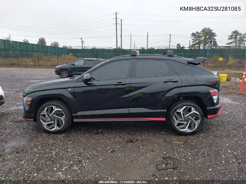 KM8HBCA32SU281085 2025 Hyundai Kona N Line S