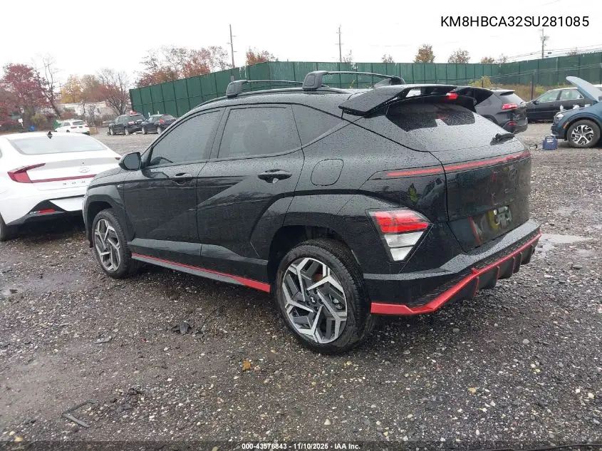 KM8HBCA32SU281085 2025 Hyundai Kona N Line S
