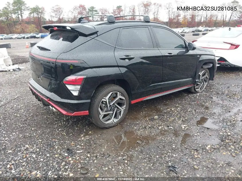 KM8HBCA32SU281085 2025 Hyundai Kona N Line S
