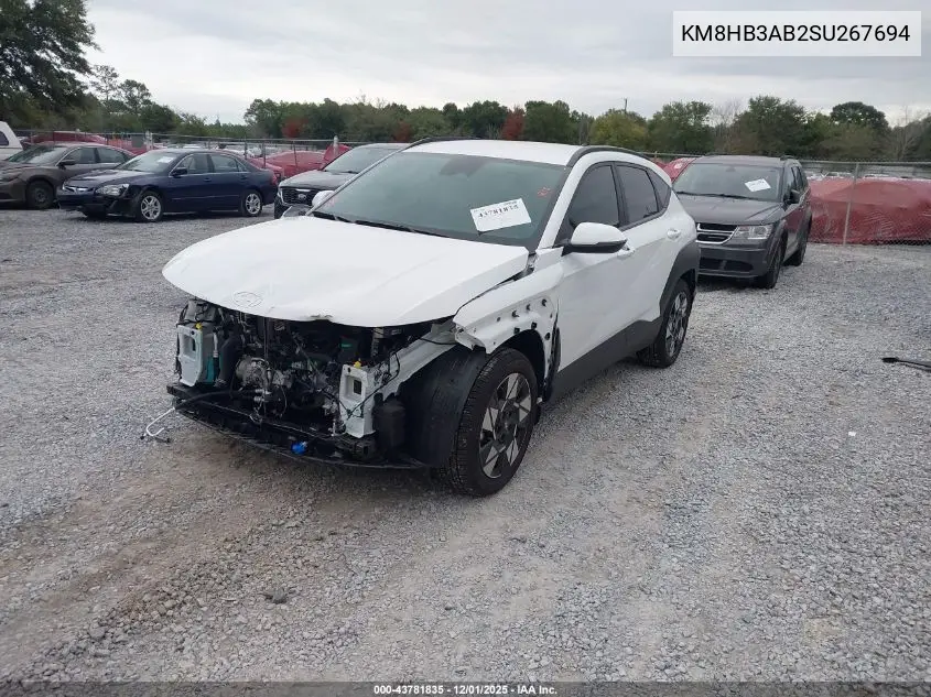 KM8HB3AB2SU267694 2025 Hyundai Kona Sel