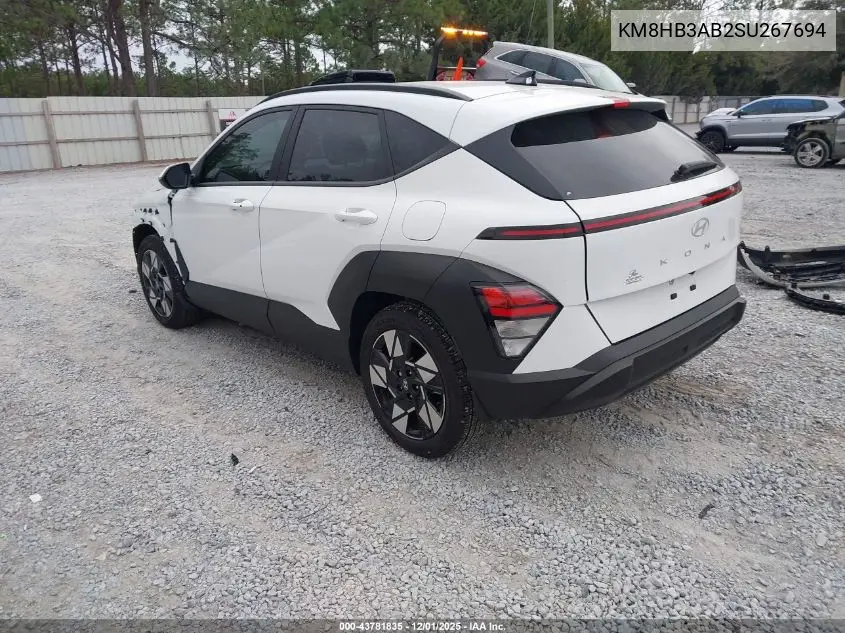 KM8HB3AB2SU267694 2025 Hyundai Kona Sel
