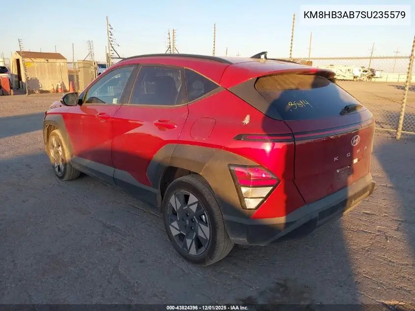 KM8HB3AB7SU235579 2025 Hyundai Kona Sel