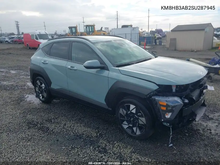 KM8HB3AB2SU287945 2025 Hyundai Kona Sel