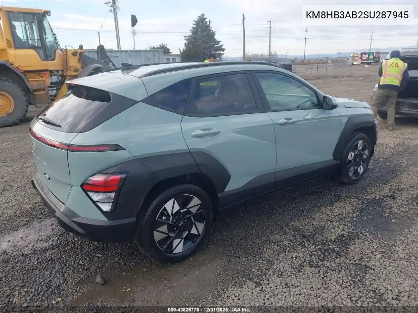 KM8HB3AB2SU287945 2025 Hyundai Kona Sel