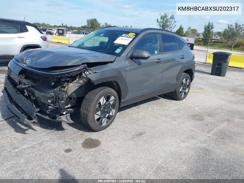 KM8HBCABXSU202317 2025 Hyundai Kona Sel