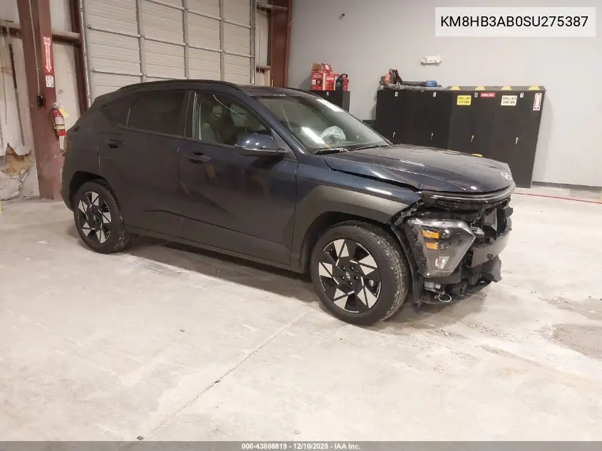 KM8HB3AB0SU275387 2025 Hyundai Kona Sel