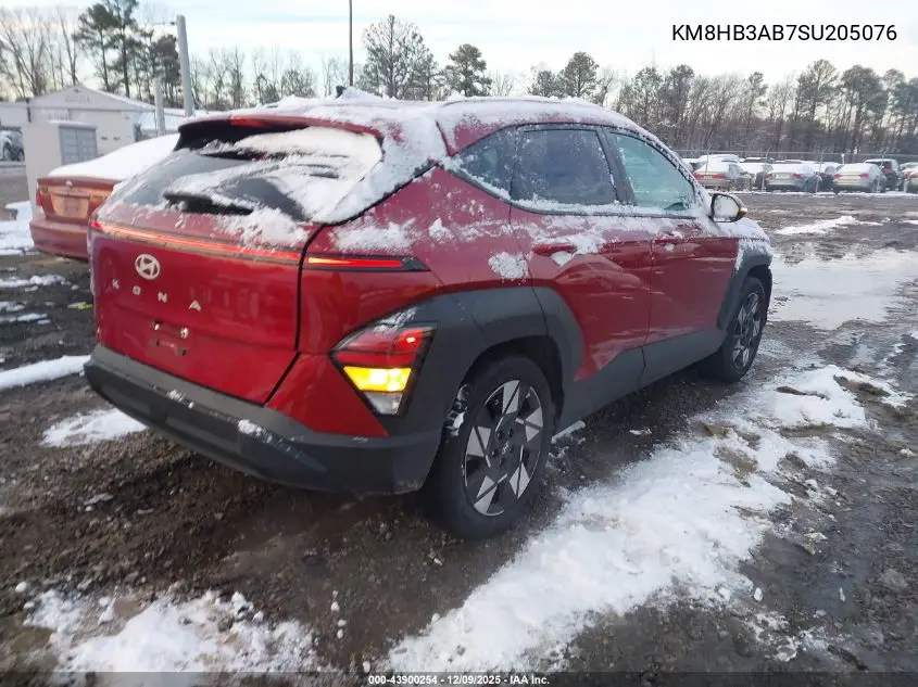 KM8HB3AB7SU205076 2025 Hyundai Kona Sel