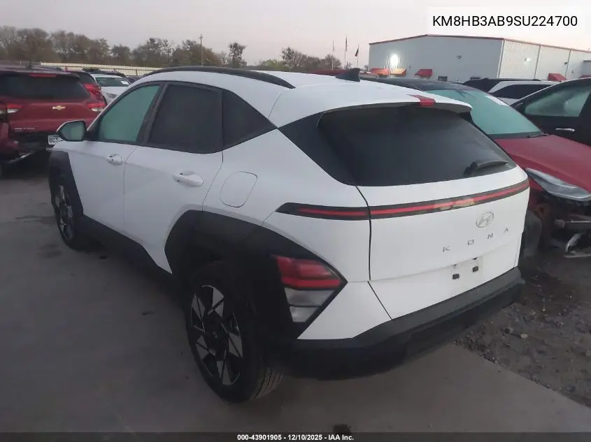 KM8HB3AB9SU224700 2025 Hyundai Kona Sel