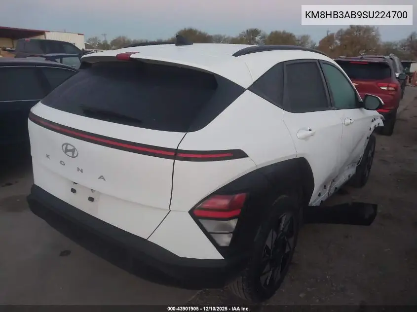 KM8HB3AB9SU224700 2025 Hyundai Kona Sel