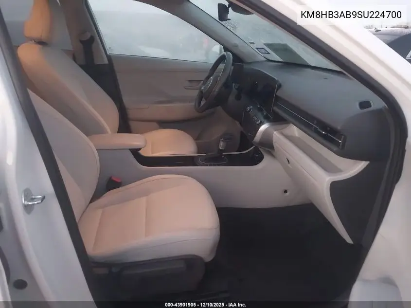 KM8HB3AB9SU224700 2025 Hyundai Kona Sel