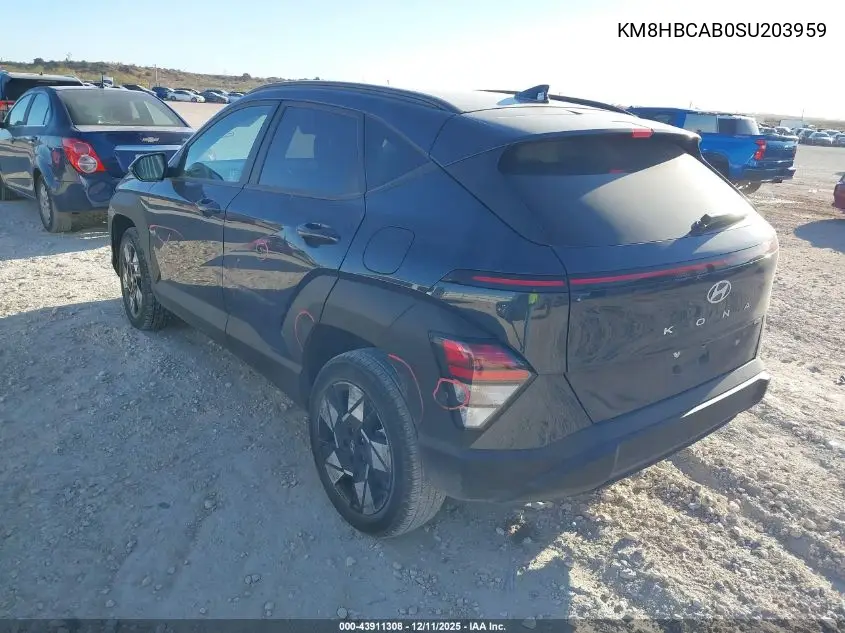 KM8HBCAB0SU203959 2025 Hyundai Kona Sel