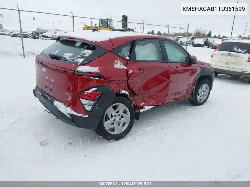 KM8HACAB1TU361599 2026 Hyundai Kona Se