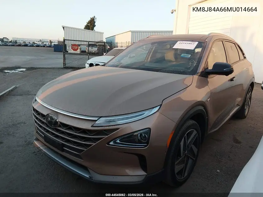 KM8J84A66MU014664 2021 Hyundai Nexo Limited
