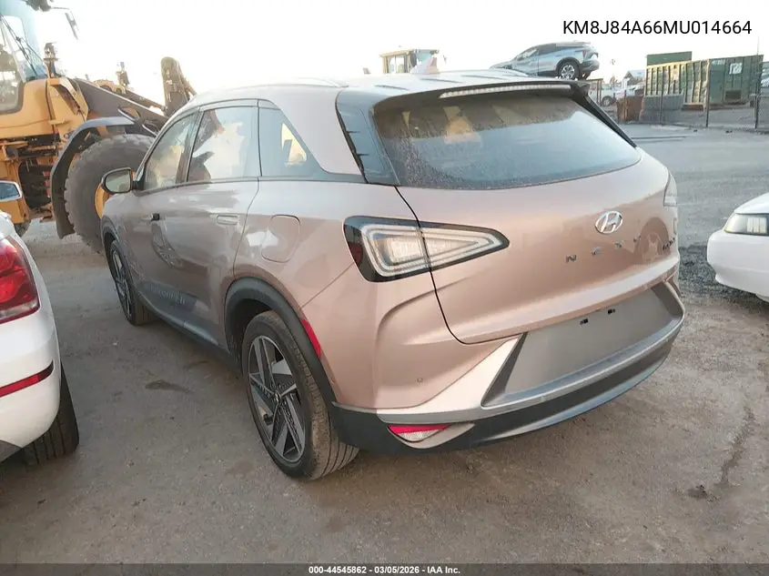 KM8J84A66MU014664 2021 Hyundai Nexo Limited