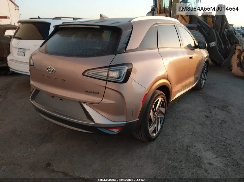KM8J84A66MU014664 2021 Hyundai Nexo Limited