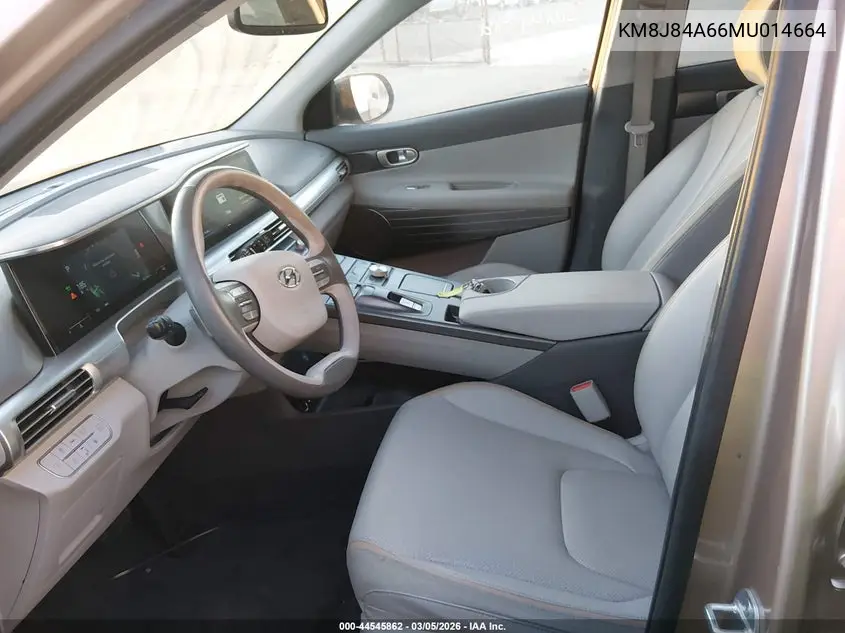 KM8J84A66MU014664 2021 Hyundai Nexo Limited