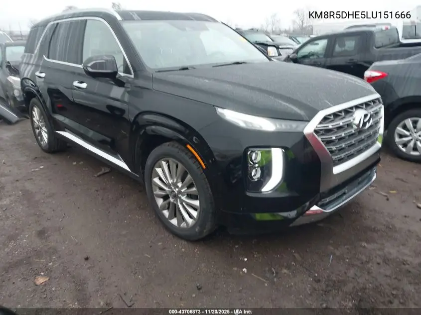 KM8R5DHE5LU151666 2020 Hyundai Palisade Limited