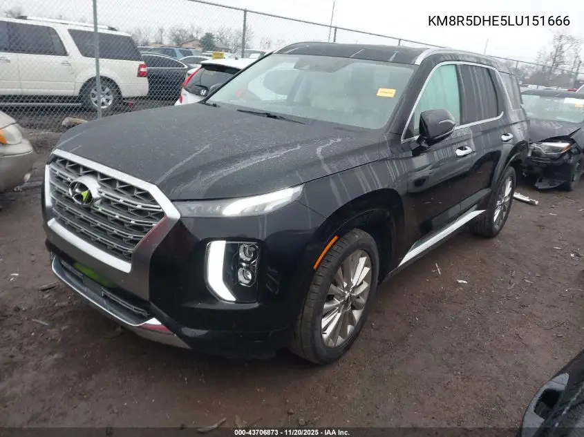 KM8R5DHE5LU151666 2020 Hyundai Palisade Limited