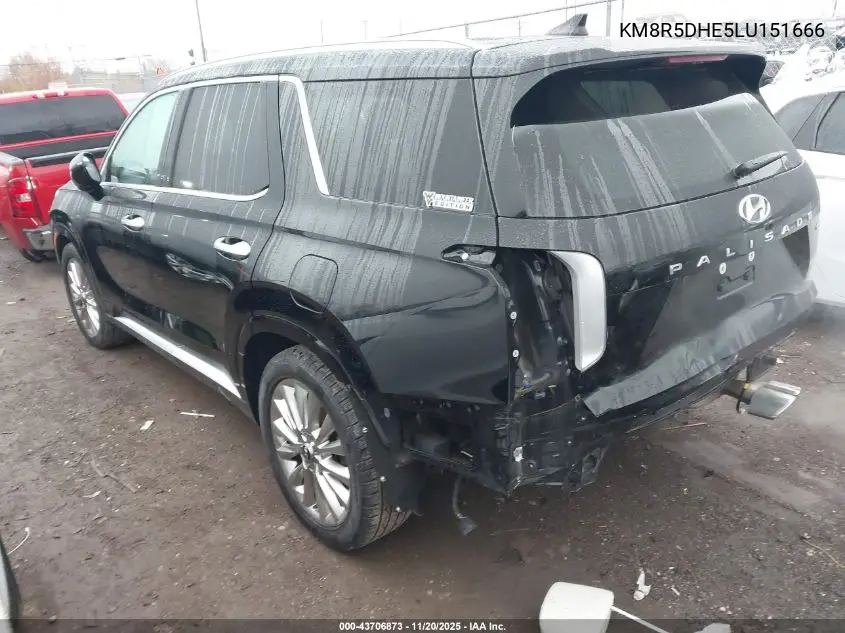 KM8R5DHE5LU151666 2020 Hyundai Palisade Limited