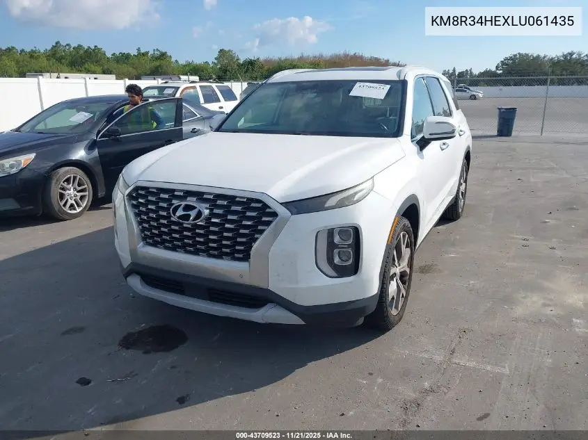 KM8R34HEXLU061435 2020 Hyundai Palisade Sel