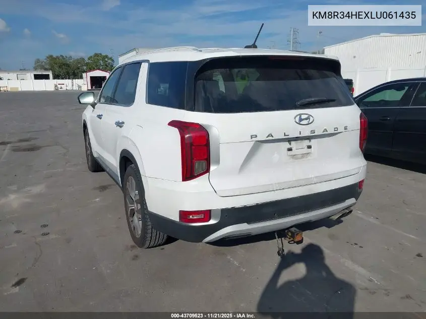 KM8R34HEXLU061435 2020 Hyundai Palisade Sel