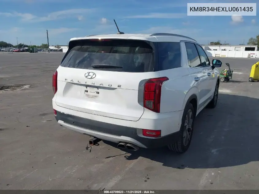KM8R34HEXLU061435 2020 Hyundai Palisade Sel