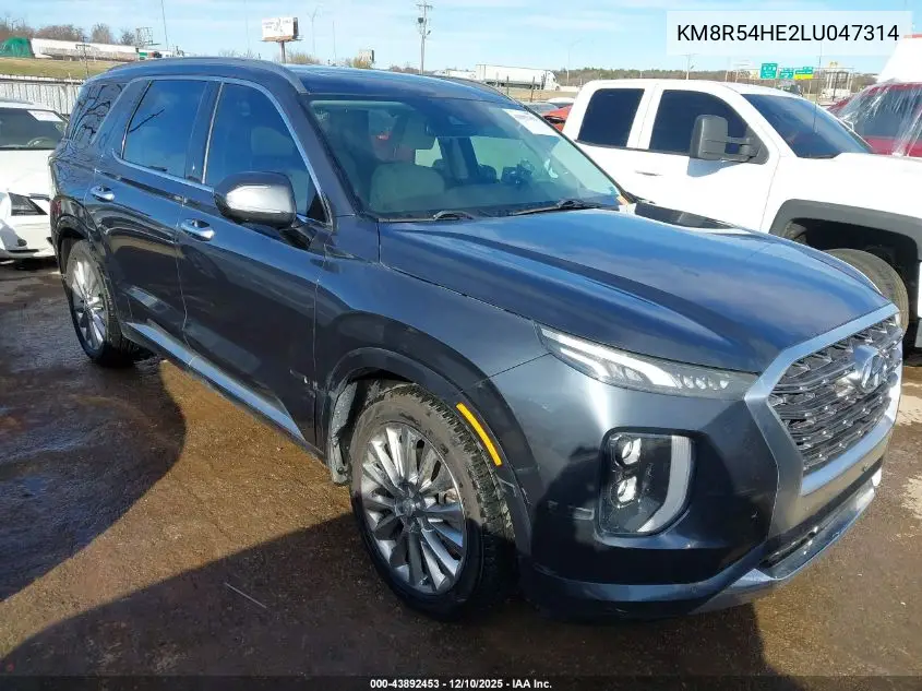 KM8R54HE2LU047314 2020 Hyundai Palisade Limited