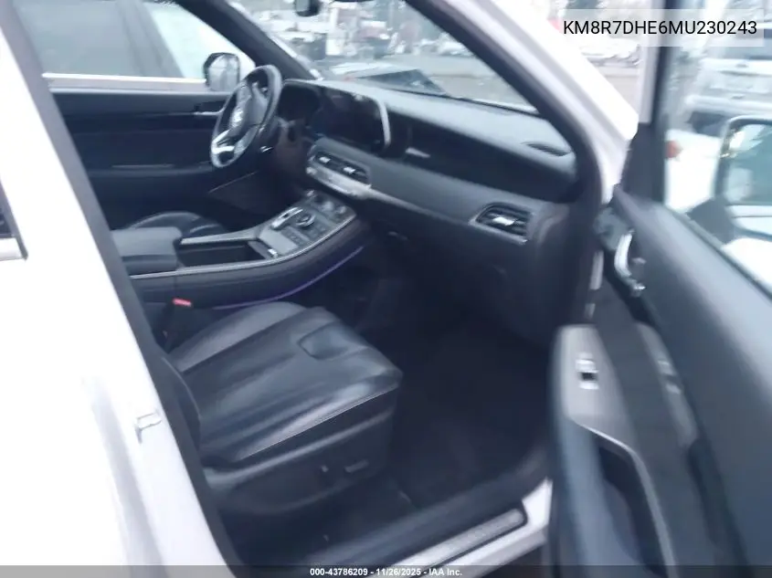 KM8R7DHE6MU230243 2021 Hyundai Palisade Calligraphy
