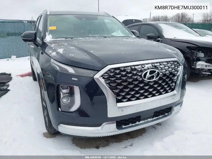 KM8R7DHE7MU300011 2021 Hyundai Palisade Calligraphy
