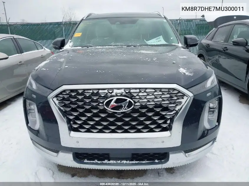 KM8R7DHE7MU300011 2021 Hyundai Palisade Calligraphy