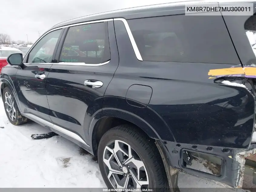 KM8R7DHE7MU300011 2021 Hyundai Palisade Calligraphy