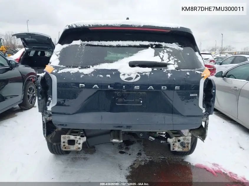 KM8R7DHE7MU300011 2021 Hyundai Palisade Calligraphy
