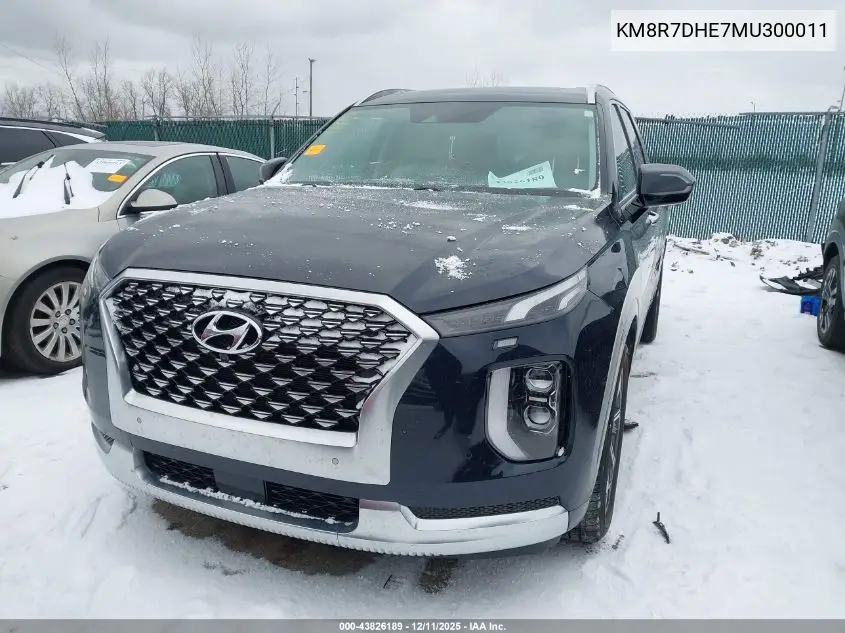 KM8R7DHE7MU300011 2021 Hyundai Palisade Calligraphy