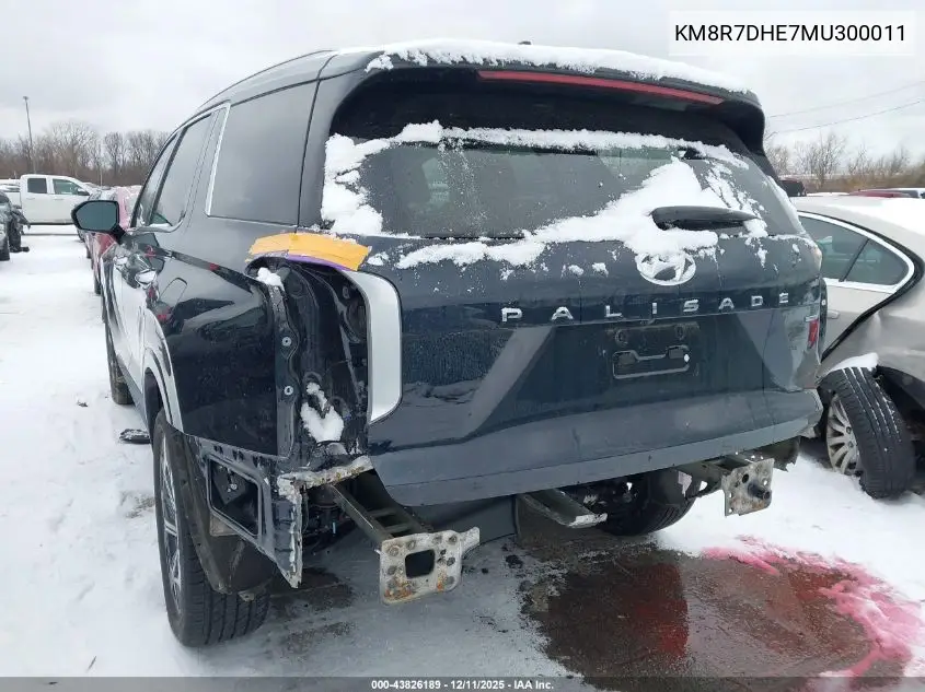 KM8R7DHE7MU300011 2021 Hyundai Palisade Calligraphy