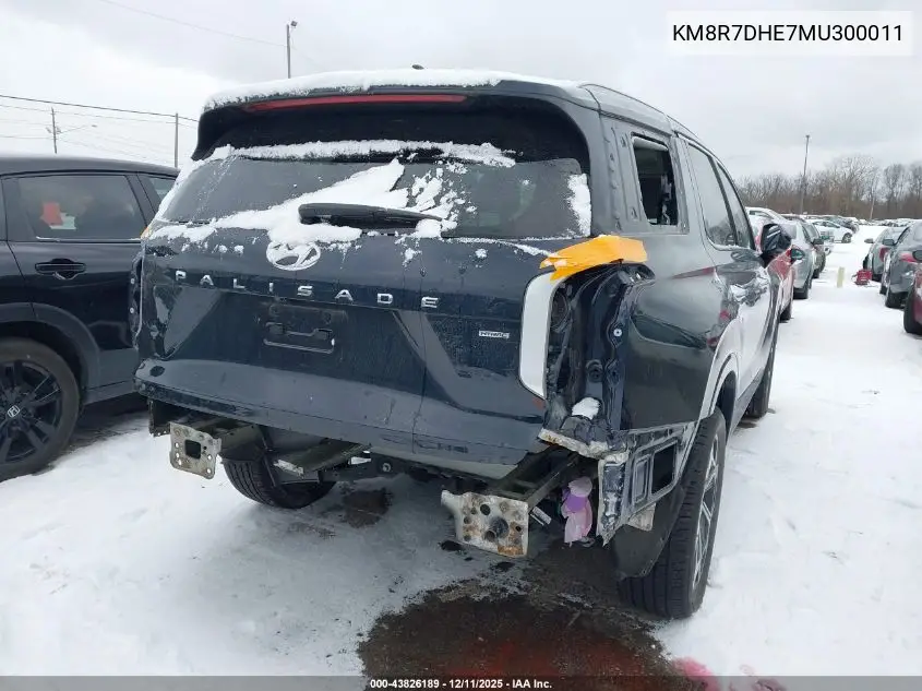 KM8R7DHE7MU300011 2021 Hyundai Palisade Calligraphy