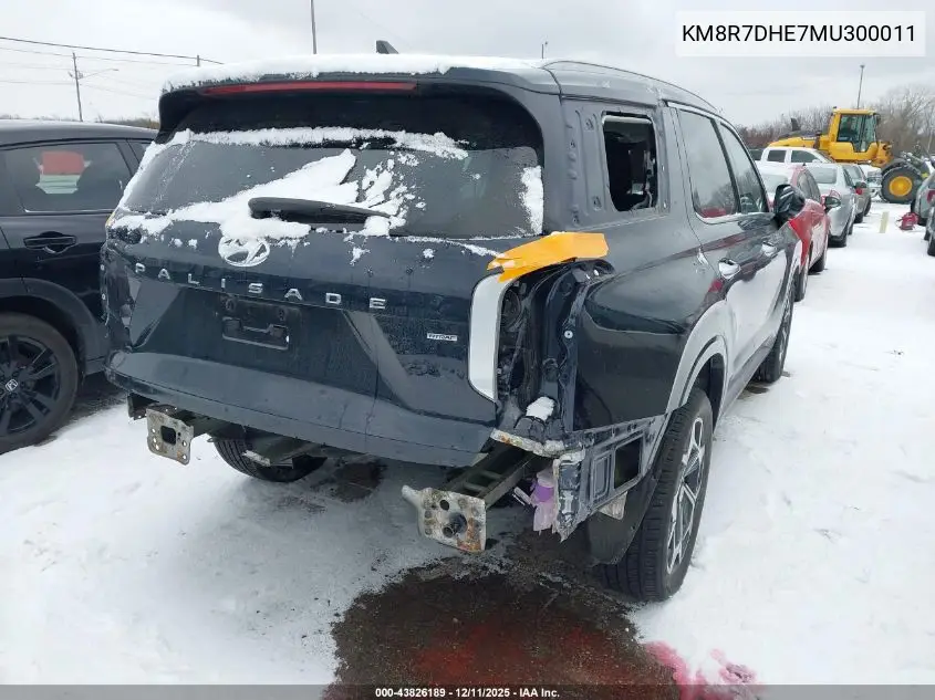 KM8R7DHE7MU300011 2021 Hyundai Palisade Calligraphy