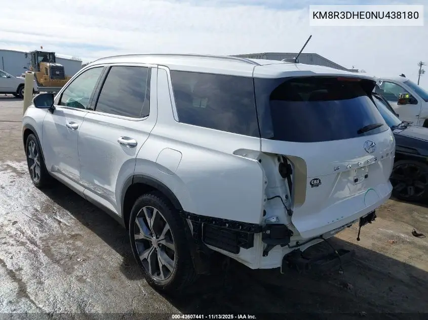 KM8R3DHE0NU438180 2022 Hyundai Palisade Sel