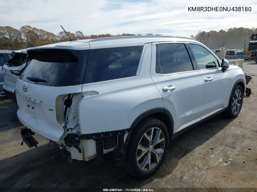 KM8R3DHE0NU438180 2022 Hyundai Palisade Sel