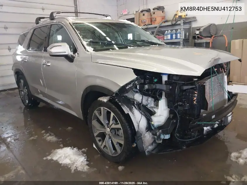 KM8R4DHE5NU412753 2022 Hyundai Palisade Sel