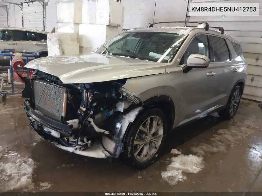 KM8R4DHE5NU412753 2022 Hyundai Palisade Sel