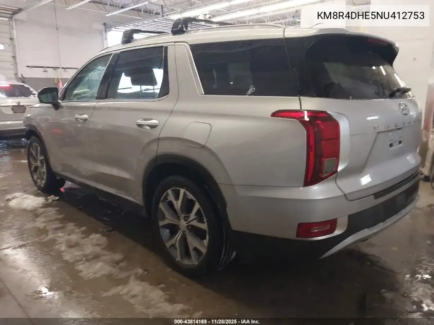 KM8R4DHE5NU412753 2022 Hyundai Palisade Sel