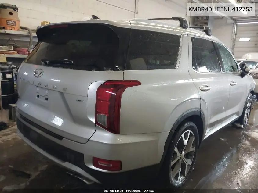 KM8R4DHE5NU412753 2022 Hyundai Palisade Sel