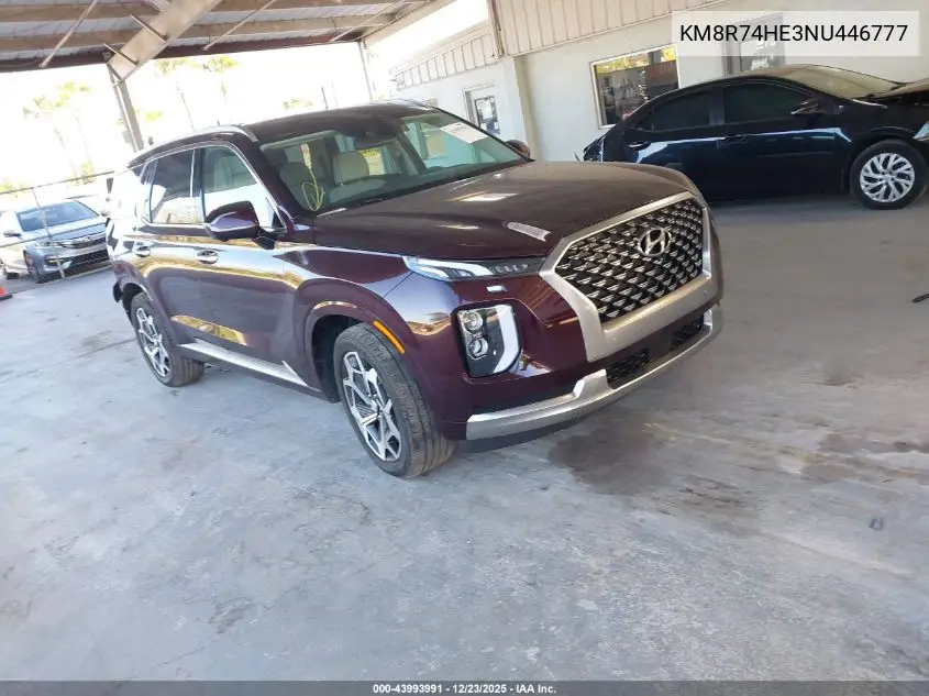 KM8R74HE3NU446777 2022 Hyundai Palisade Calligraphy
