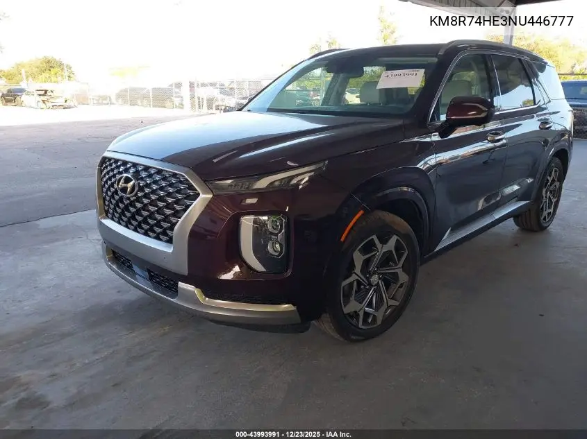 KM8R74HE3NU446777 2022 Hyundai Palisade Calligraphy