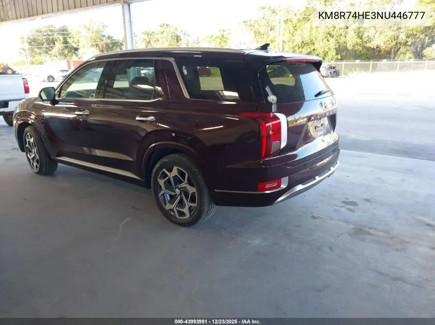 KM8R74HE3NU446777 2022 Hyundai Palisade Calligraphy